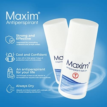 Maxim Clinical Strength Antiperspirant for Excessive Sweating