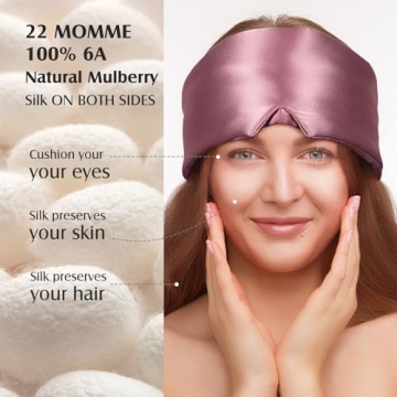 YFONG Silk Sleep Mask for Total Blackout - Ultimate Comfort