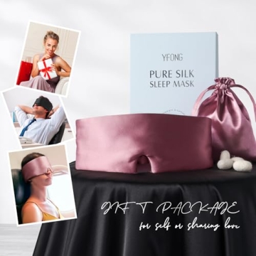 YFONG Silk Sleep Mask for Total Blackout - Ultimate Comfort