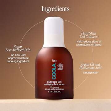 COOLA Organic Sunless Tanning Serum for a Natural Glow