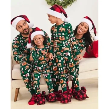 Family Matching Holiday Pajama Sets for Babies and Toddlers