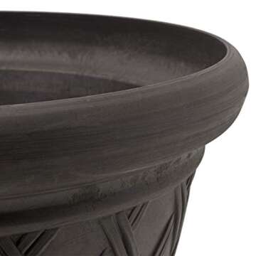 Eco-Friendly PSW Basket Weave Planter for Stylish Gardening