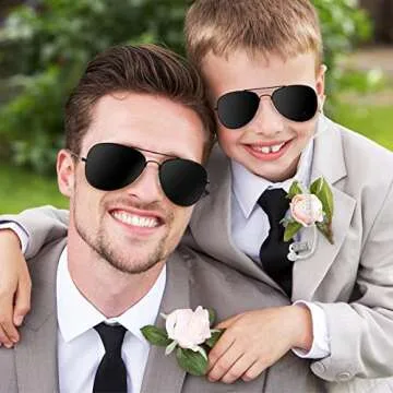Boompark Ring Wedding Bearer Security: Ring Gifts Bearer Sun Glasses + EarPiece Cosplay + Ring Wedding Bearer Badge Police Fbi