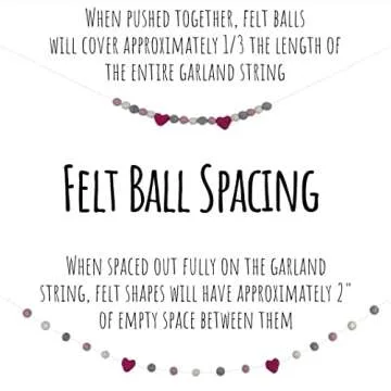 Handmade Felt Daisy Garland for Spring and Easter Decor