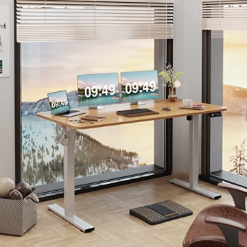 Furmax Electric Height Adjustable Standing Desk for Home Office
