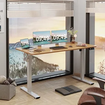 Furmax Electric Height Adjustable Standing Desk for Home Office