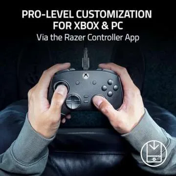 Razer Wolverine V3 Tournament Edition Wired Gaming Controller: Licensed for Xbox Series X|S, Xbox One, Windows PC - 6 Remappable Buttons - Fast Triggers - USB-C Cable - Wired Tournament Mode - Black (Renewed)