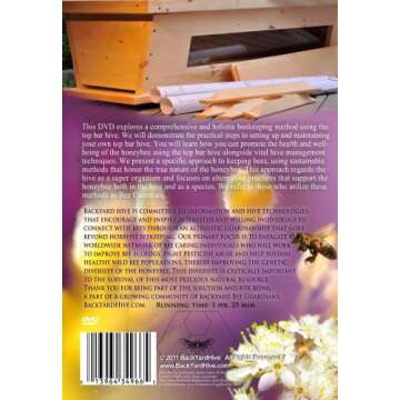 BackYardHive DVD: Alternative Beekeeping Using the Top Bar Hive and The Bee Guardian Methods
