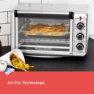 B&D 6-Slice Air Fry Toaster Oven with 5 Functions