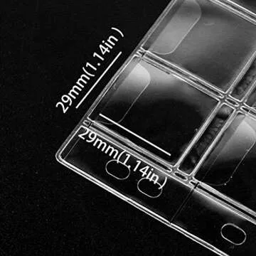 420 Pockets Coin Binders Pages - 1.14 inch Holders 10 pcs Loose-Leaf Sheets Acid-Free Collection Holders for Medallion Coin Stamp Currency Collecting Supplies 29x29mm / 1.14x1.14 inch CS03242