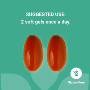 Luma Nutrition CoQ10 400mg Softgels - High-Absorption Coenzyme Q10 - Co Q-10 200mg / 400mg Per Serving - Heart Health - 60 Liquid Softgels