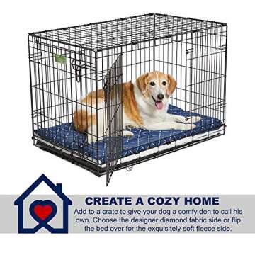 MidWest Paxton Dog Bed for 36" Crates - Soft & Stylish