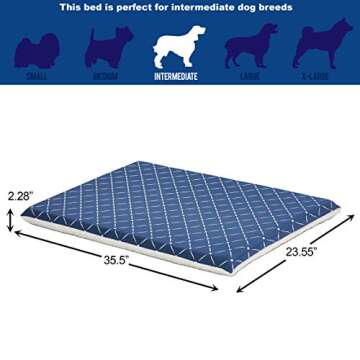 MidWest Paxton Dog Bed for 36" Crates - Soft & Stylish