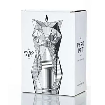 PyroPet Candles Kisa Candle, Gray