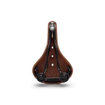 Brooks England Flyer Brown Leather Bike Saddle With Springs