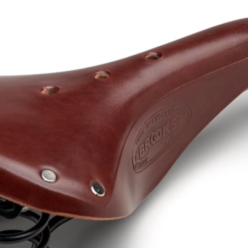 Brooks England Flyer Brown Leather Bike Saddle With Springs
