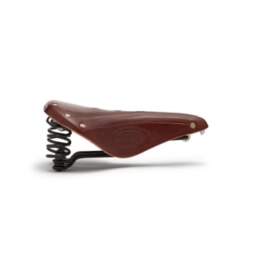 Brooks England Flyer Brown Leather Bike Saddle With Springs