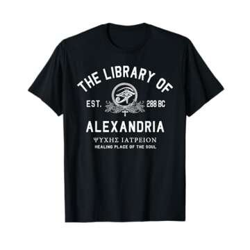 The Library of Alexandria Egypt - Ancient Egyptian Library T-Shirt
