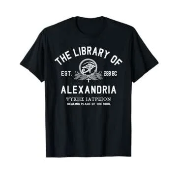 The Library of Alexandria Egypt - Ancient Egyptian Library T-Shirt