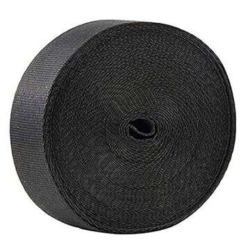 10 Yards 1 Inch Wide Black Nylon Heavy Duty Webbing Strap