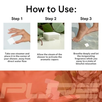 Eucalyptus Sport Shower Steamers for Stress Relief and Relaxation