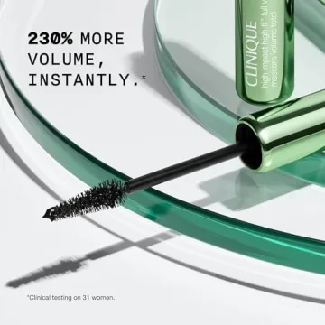 Clinique High Impact High-Fi Full Volume Water-Resistant Mascara | Volumizing, Non-Clumping, Smudge-Proof + Safe For Sensitive Eyes, Black/Brown