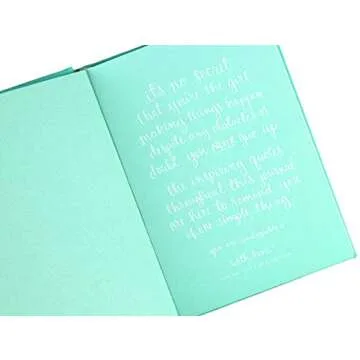 Eccolo Inspirational Quote Journal for Women - Stylish Notebook