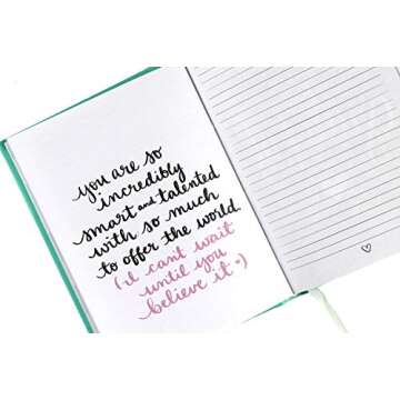 Eccolo Inspirational Quote Journal for Women - Stylish Notebook