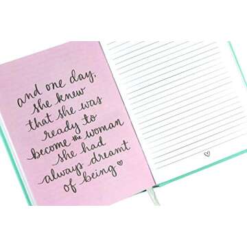 Eccolo Inspirational Quote Journal for Women - Stylish Notebook