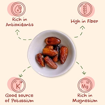 Sunny Fruit Organic Dried Pitted Deglet Nour Dates Bulk Bag