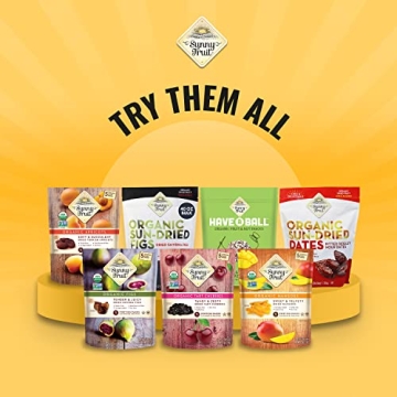 Sunny Fruit Organic Dried Pitted Deglet Nour Dates Bulk Bag