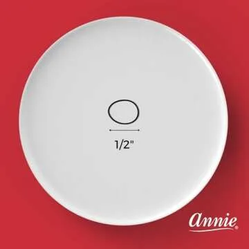 Durable ANNIE 1000 Black Rubber Bands for Reliable Use