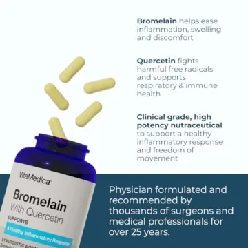 VitaMedica | Arnica Montana 30X and Bromelain with Quercetin Bundle | Arnica Montana | Bromelain | Quercetin | Recovery Bundle | Plant Based | Made in USA