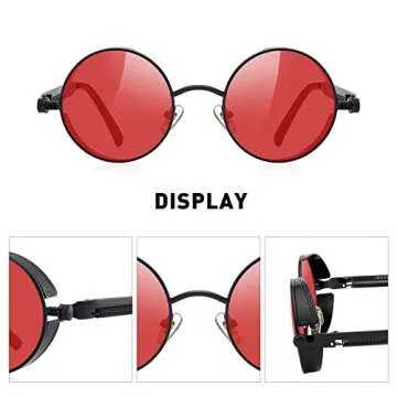 MERRY'S Gothic Steampunk Sunglasses - Stylish Unisex Eyewear
