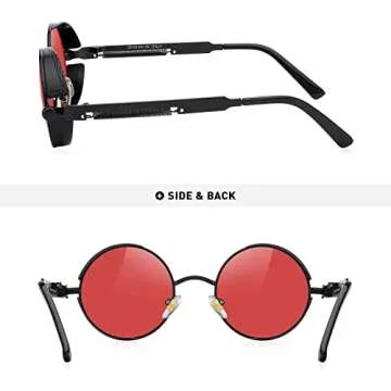 MERRY'S Gothic Steampunk Sunglasses - Stylish Unisex Eyewear