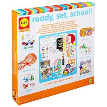 Alex Discover Ready, Set, School Craft Kit - Preschool Skill Building Activity, 3 Years & Up