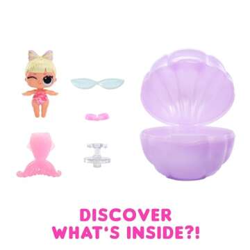 LOL Surprise Mermaids Baby Sisters with Color Change Tail, 8 Dolls to Collect, Fashion Accessories, ...