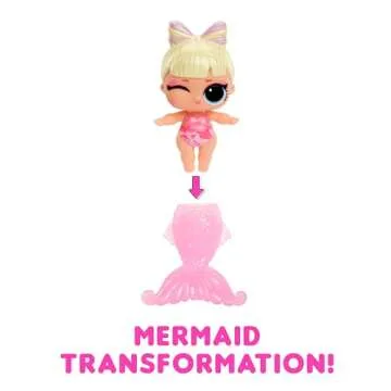 LOL Surprise Mermaids Baby Sisters with Color Change Tail, 8 Dolls to Collect, Fashion Accessories, Great Gift for Kids Ages 4+