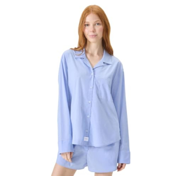 Florence by Mills Women's Long Sleeve Sleep Shirt - Comfortable & Stylish