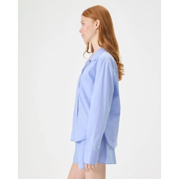 Florence by Mills Women's Long Sleeve Sleep Shirt - Chambray