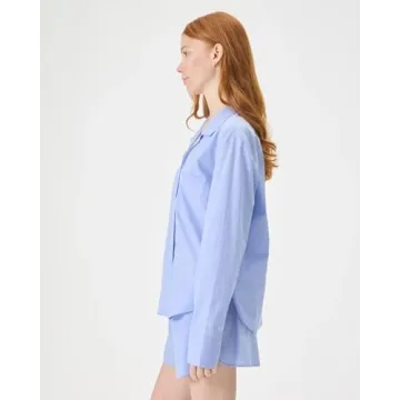 Florence by Mills Women's Long Sleeve Sleep Shirt - Chambray