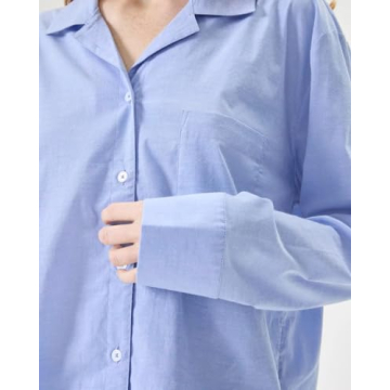 Florence by Mills Women's Long Sleeve Sleep Shirt - Chambray