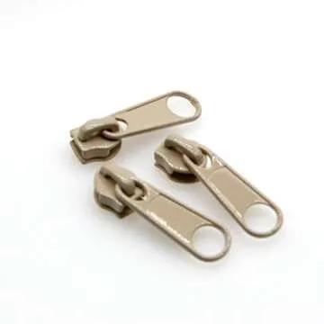 Leekayer #5 Beige Nylon Coil Zippers by The Yards Bulk 10 Yards with 25pcs Sliders for DIY Tailor Sewing Craft,Bag,Luggage,Dress,Sofa Cushion,Pillow(Beige)