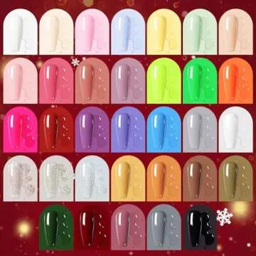 Born Pretty 39PCS Gel Nail Polish Set - Vibrant Colors
