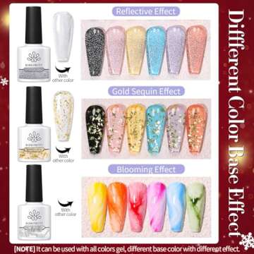 Born Pretty Gel Nail Polish Set Spring Summer Gel Polish Neon Pastel Sweet Candy Macron Color Gel Nail Art Gift Collection 39PCS