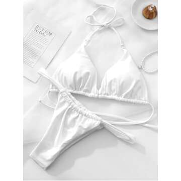 Women Triangle Bikini Set