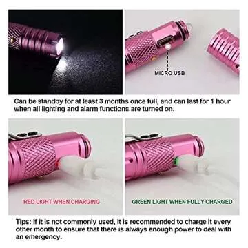 Versatile 8-in-1 Tactical Pen for Women - Unique Gift Idea