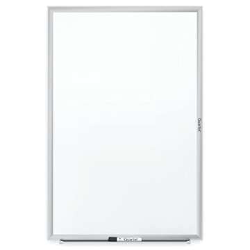 Quartet Whiteboard, Non-Magnetic Dry Erase White Board, 6' x 4', Total Erase, Silver Aluminum Frame (S537)