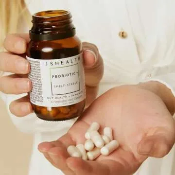 JSHealth Vitamins Gut Health and Immunity Formula | Probiotics for Women and Men | Shelf Stable Probiotic Supplement for Digestive Health and Immune Support (30)