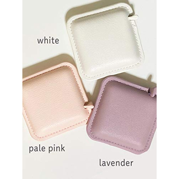 haoa Tape Measure for Body Measuring, 79Inch/2Meters Retractable Measuring Tape for Body Fabric Sewing,Measurements Dual Sided (Square,1 Pack)(White)